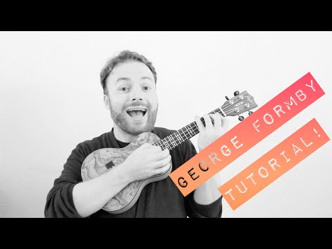 GEORGE FORMBY - When I'm Cleaning Windows - EASY UKULELE TUTORIAL!