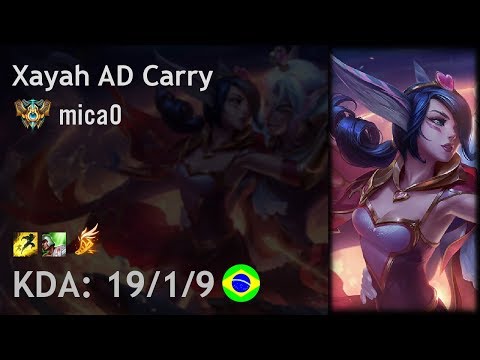 Xayah AD Carry vs Twitch - micaO - BR Challenger Patch 8.4