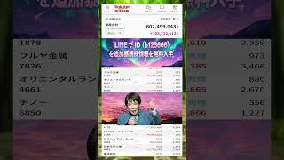 #日本経済,#マーケット,#相場,#株ニュース,#金融,#チャート,#テクニカル分析,#ファンダメンタル分析,#出来高,#株式投資初心者