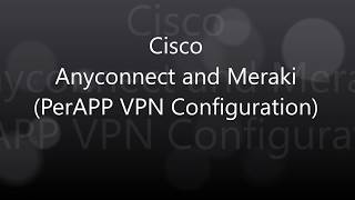 Download lagu 3. Cisco Anyconnect: Remote Access PerAPP VPN with MDM Configuration mp3