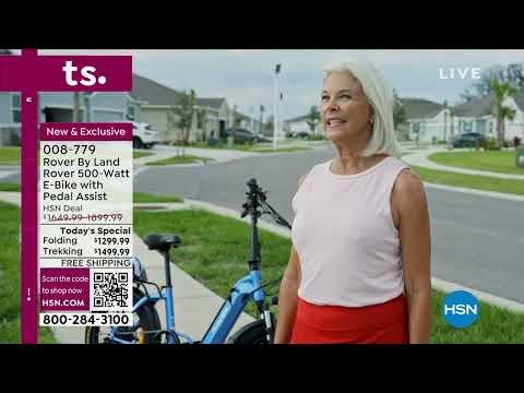 Rover By Land Rover 500Watt Trekking EBike with Pedal As...