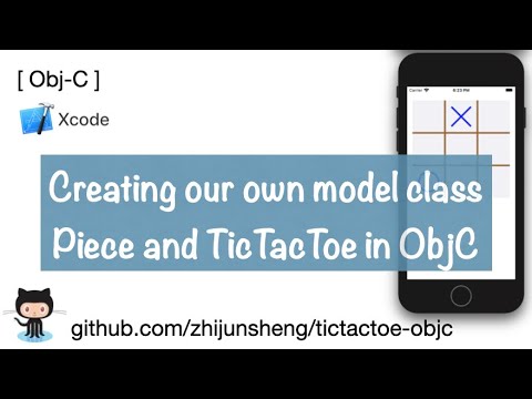 ObjC TicTacToe 004: Creating subclasses of NSObject Piece and TicTacToe