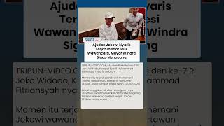 Momen Ajudan Jokowi Nyaris Terjengkang, Mayor Windra Sanur Sigap Menopang & Akui Salah Geser Kursi