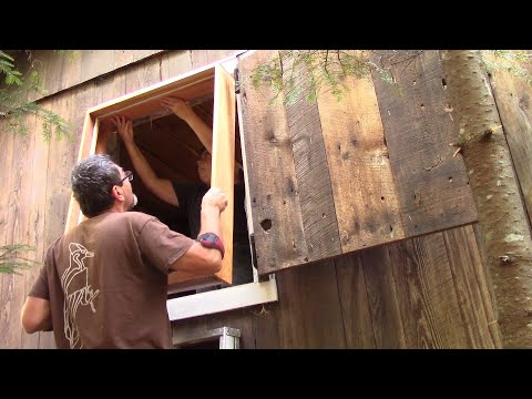 L'gosseux d'bois Ep 228 - Nouvelles fenêtres au chalet