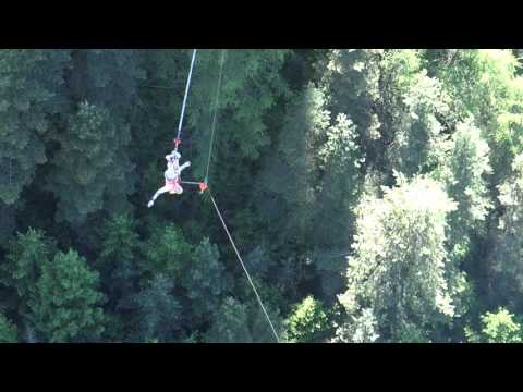 Bungee Jumping 192m Europabrücke Innsbruck Nina 27.5.2017