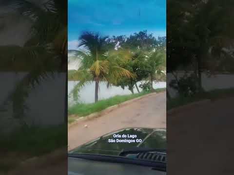 Orla do lago de São Domingos, Goiás