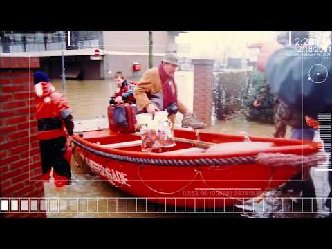 Hulpverleners van Reddingsbrigade Nederland halen herinneringen op aan de watersnood 1995 - deel 7