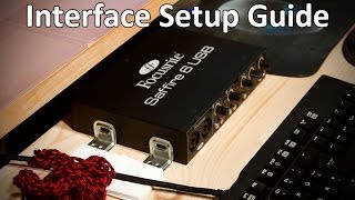 Video thumbnail for Interface Setup Guide (Focusrite Saffire 6 USB) by Chris Vee
