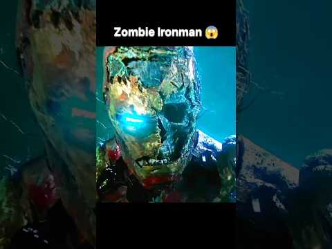 Zombie Ironman 😱 | Spiderman meets zombie ironman #short #marvel #spiderman #ironman