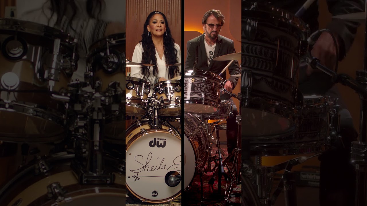 Learn the basic drum beat with icons Ringo Starr and Sheila E. 🥁 - YouTube