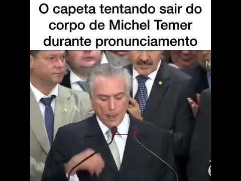 PRONUCIAMENTO DE TEMER 27/05/2018  O CAPETA SAINDO DE TEMER
