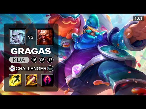 Canyon Gragas vs Viego Jungle - KR Challenger - Patch 13.1 Season 13
