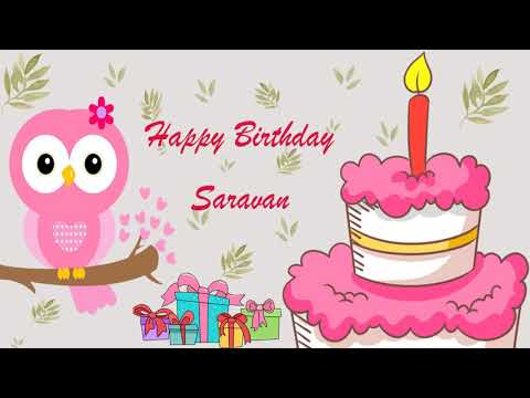 Happy Birthday Saravan Image Wishes General Video Animation