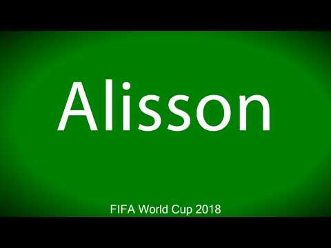 How to pronounce Alisson