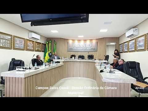 Campos Sales Ceará - Sessão Ordinária da Câmara Municipal