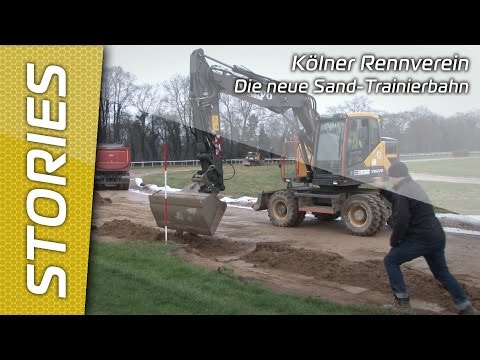 Rennbahn Köln - Die neue Sand-Trainierbahn