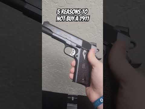 5 Reasons you shouldn't buy a 1911.  #pistol #1911 #45acp #list #fypシ #springfieldarmory