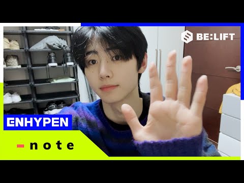 [-note] 201204 SUNGHOON - ENHYPEN (엔하이픈) (ENG/JPN)