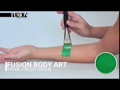 Fusion Body Art Prime Fresh Green Face Paint Swatch