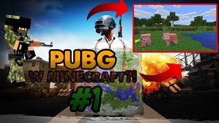 Miniaturka - Battle Royale #1 fortnite + PUBG = Minecraft Wygramy ??