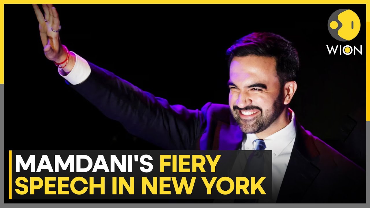 Mamdani Victory Speech: New York’s First Muslim Mayor Vows to Fight Hate and Inequality | WION