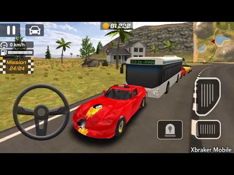 Drift Car Driving Simulator - Red Color Car Unlocked Android GamePlay FHD