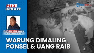 Aksi Maling Bobol Warung Makan Katsugi Bento Malang Terekam CCTV: Uang Tunai, Tablet Elektronik Raib