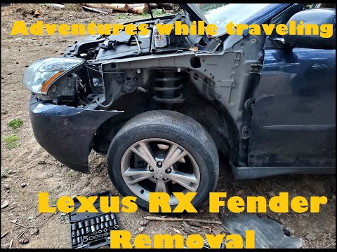 Lexus RX Fender removal