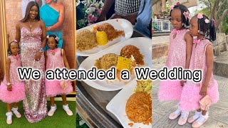 We Attended a Nigerian Wedding Party | DIY BONE STRAIGHT HAIR & MAKEUP