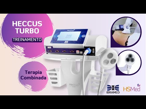 Heccus Turbo Ibramed - Aparelho de Terapia Combinada e Eletroporação + Rack