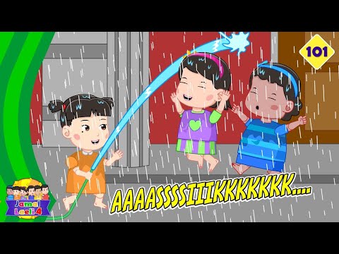 146 Kompilasi 3 Video ❤ Bermain Hujan-hujanan - Jamal Laeli Series Official