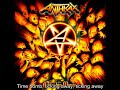 Anthrax - Earth On Hell (lyrics on screen)