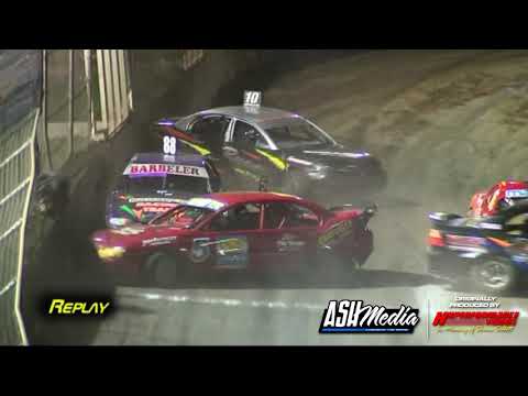 Modified Production: Brett Baxter Crash - Charlton Raceway