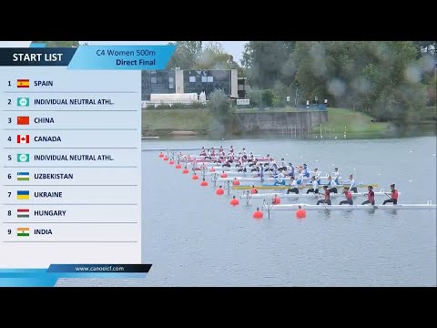 C4 Women 500m Final A / 2025 ICF Canoe-Kayak Sprint World Championships Milan