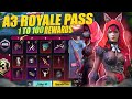 A3 Royale Pass Rewards 1 to 100 Leaks | FREE 😍 Upgrade Weapon | C5S14 Tier Rewards !