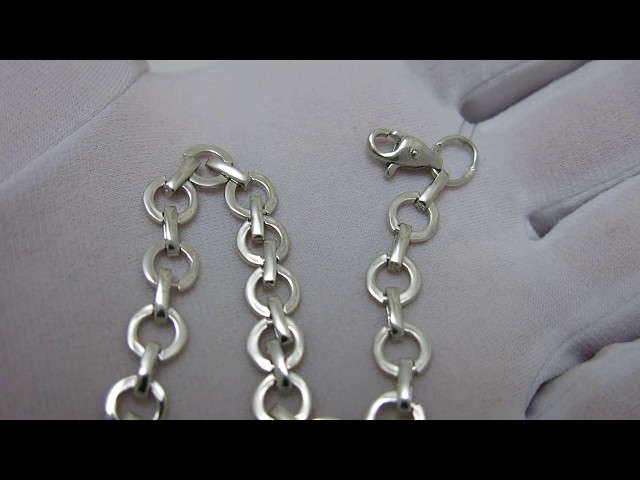 Серебряный браслет 56цф Видеообзор