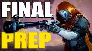 Destiny 2 Edge of Fate Prep Guide!  Easy Last Minute Prep!