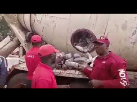 NDLEA Arrest 2, Intercepts Concrete Mixer Truck Used To Conceal 2000kg Cannabis