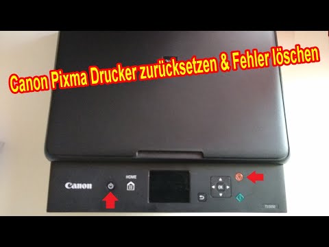 Canon PIXMA Drucker zurücksetzen & resetten – Canon Fehler löschen - Canon PIXMA Reset Anleitung