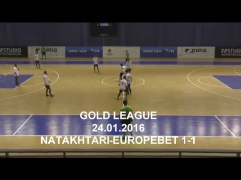 NATAKHTARI - EUROPEBET 1-1. Gold League. VI round. 24.01.2016