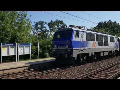 EP09 IC POLONIA pociąg relacji Warszawa Wschodnia-Wien Hbf przelot przez Drogomyśl