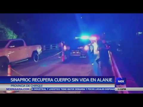 SINAPROC recupera cuerpo sin vida en Alanje, Chiriquí