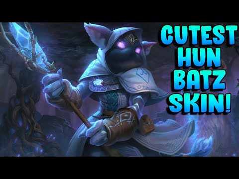 THIS SKIN IS ODDLY CUTE! LEMUR/WISP TYPE HUN BATZ SKIN IS SICK?! - Masters Ranked Duel - SMITE