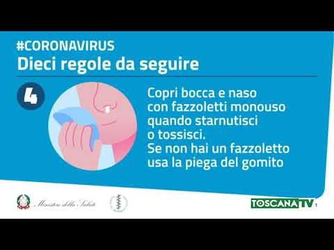 2020-03-12 ROMA - CORONAVIRUS, LE REGOLE PER EVITARE IL CONTAGIO