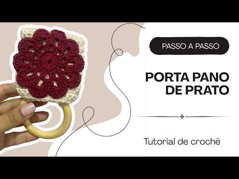 Como fazer um Porta Pano de Prato em Crochê |  Fio Encanto #crochet #tutorial #passoapasso 