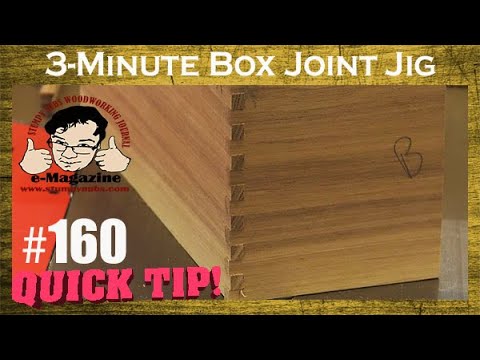 CHEAP and EASY three-Minute finger/box joint jig