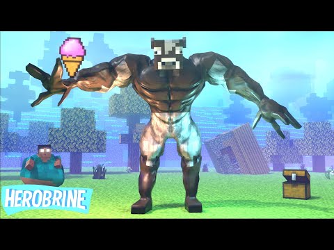 Cursed Cow | Minecraft Animation | Funny Herobrine Life