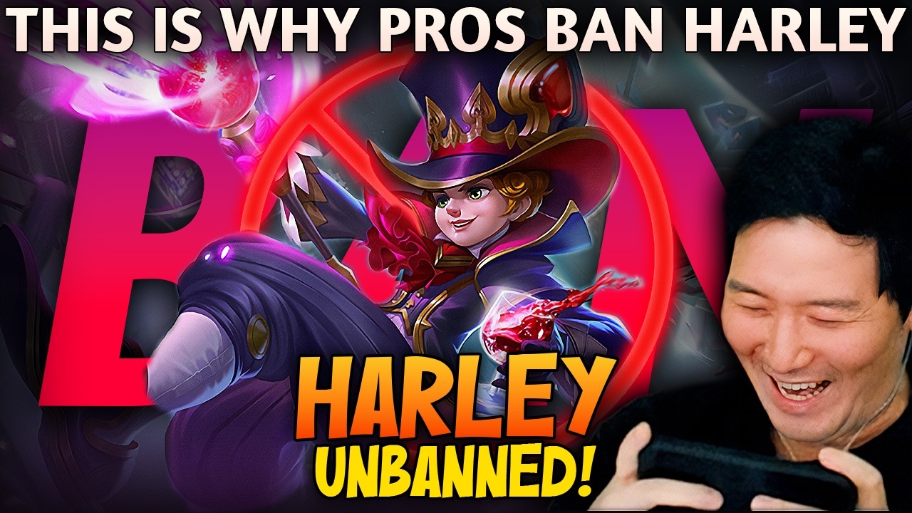 All MLBB pros ban or pick...  Harley became OP hero