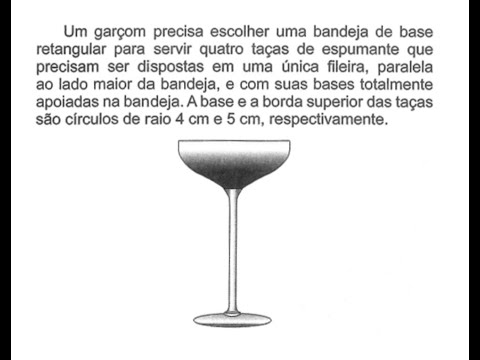 ENEM 2017 - Questão 140 AZUL - Taça na BANDEJA