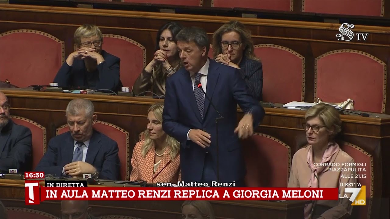 Renzi a Giorgia Meloni: "Presidente, mi spiega come è diventata lady tax?"